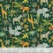 Fabric Windham Deep Jungle Living a Wild Life by the Quarter Yard 54667-2